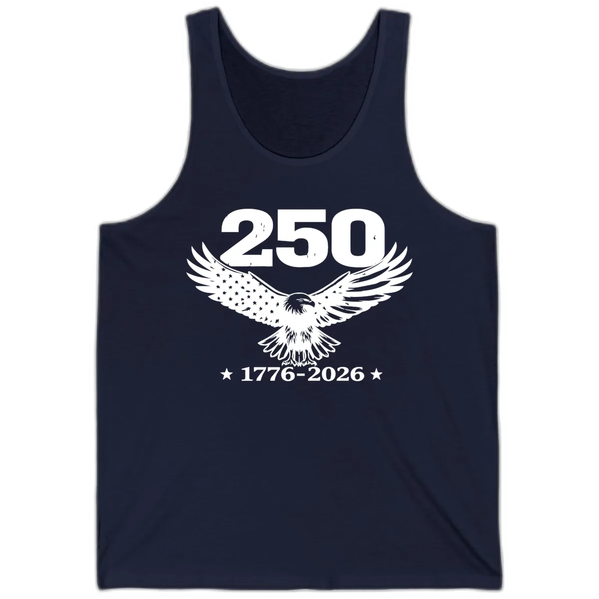 America 250th Anniversary Eagle Design Tank in Navy